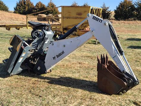 bobcat skid steer backhoe attachment|backhoe attachment for bobcat tractor.